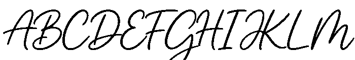 HoneySignature Font UPPERCASE