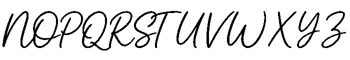 HoneySignature Font UPPERCASE