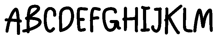 Honeydrop Font UPPERCASE