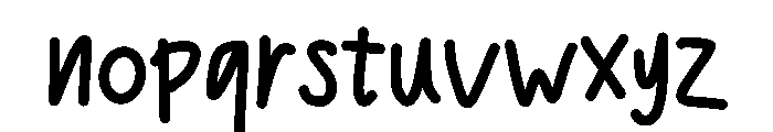 Honeydrop Font LOWERCASE