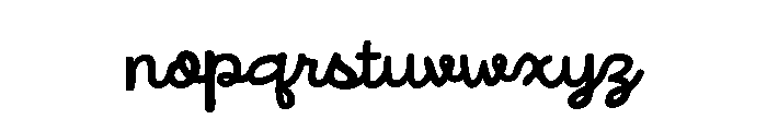 Honeyline Regular Font LOWERCASE