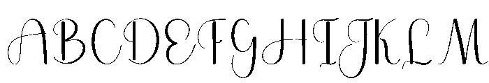 Honeymoon Amsterdam Font UPPERCASE