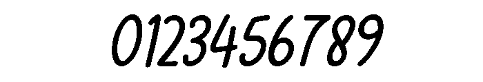 Honeymoon Handwriting Italic Font OTHER CHARS