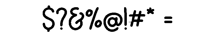 Honeymoon Handwriting Font OTHER CHARS