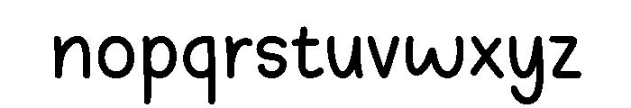 Honeymoon Handwriting Font LOWERCASE