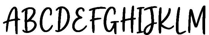 Honeymoon-Regular Font UPPERCASE