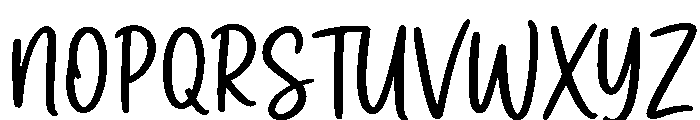 Honeymoon-Regular Font UPPERCASE