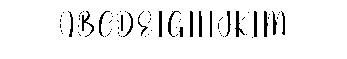 Honeymoon2 Font UPPERCASE