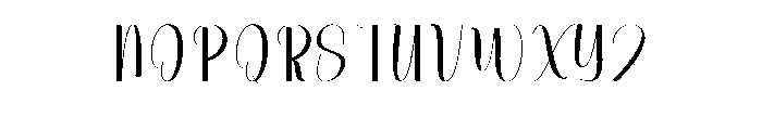 Honeymoon2 Font UPPERCASE