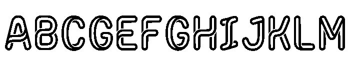Honoria Regular Font UPPERCASE