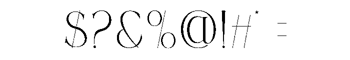 Honste Font OTHER CHARS
