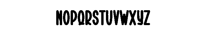 Hoodie Star Font LOWERCASE