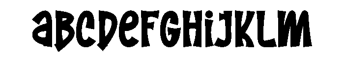 Hoodie1 Font UPPERCASE