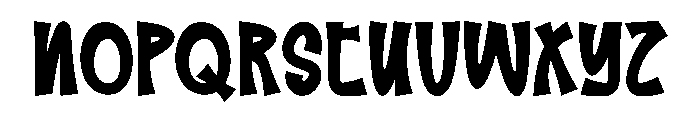 Hoodie1 Font UPPERCASE