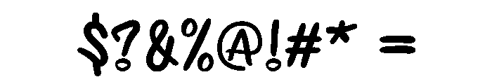 Hooligant Font OTHER CHARS