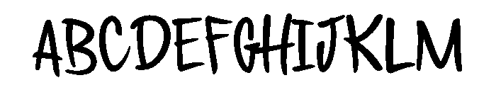 Hooligant Font UPPERCASE