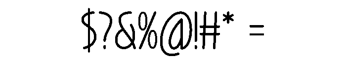 Hoover Lover Regular Font OTHER CHARS