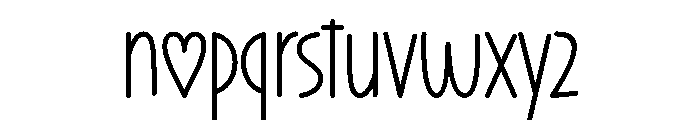 Hoover Lover Regular Font LOWERCASE