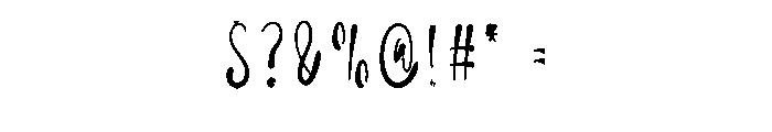Hopefull Valentine Font OTHER CHARS