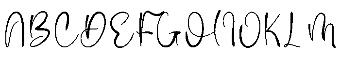 Hopefull Valentine Font UPPERCASE