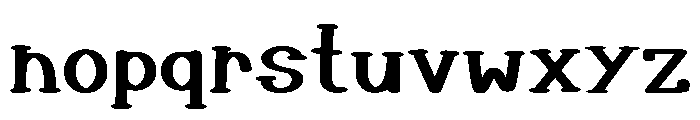 Hoppy Days Regular Font LOWERCASE