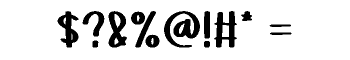 Hoppy Easter Font OTHER CHARS