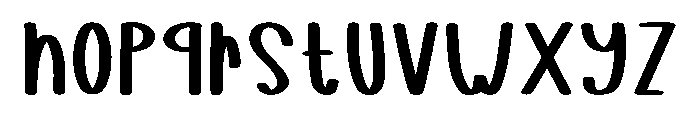 Hoppy Easter Font LOWERCASE