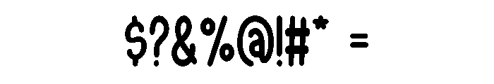 Hoppy Garden Regular Font OTHER CHARS