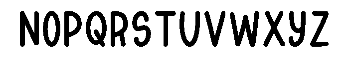 Hoppy Garden Regular Font LOWERCASE