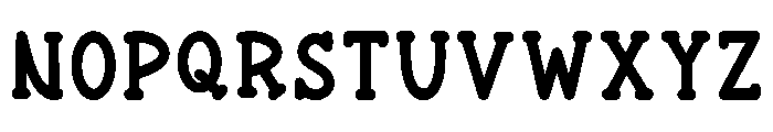 Hoppy Scribble Regular Font UPPERCASE
