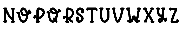 Hoppy Trails Regular Font UPPERCASE