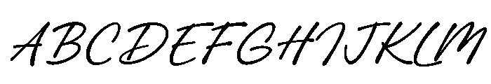 Hopstely Regular Font UPPERCASE