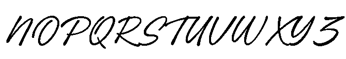 Hopstely Regular Font UPPERCASE