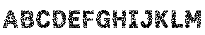Horatia Regular Font UPPERCASE