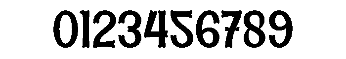 Horde Zombie Regular Font OTHER CHARS