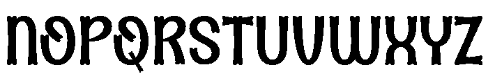 Horde Zombie Regular Font LOWERCASE