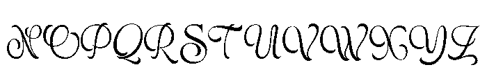 Horia Garden Regular Font LOWERCASE
