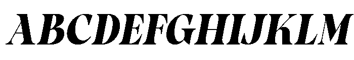 Horizon Craft Italic Font UPPERCASE