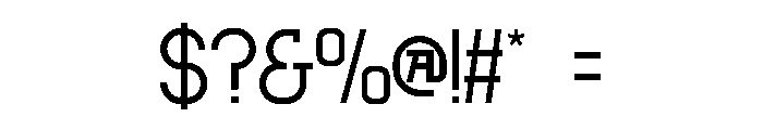 Horizon Path Font OTHER CHARS
