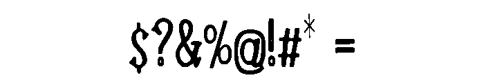 Horned_Melon Font OTHER CHARS
