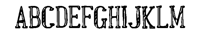 Horned_Melon Font UPPERCASE