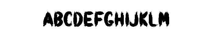 Horor Carnival Font UPPERCASE