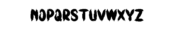 Horor Carnival Font UPPERCASE