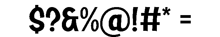 Horrible Science Font OTHER CHARS