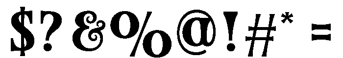 HorrorScream-Regular Font OTHER CHARS