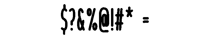 Horshey Font OTHER CHARS