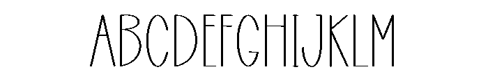 Hospital Homemade Font UPPERCASE