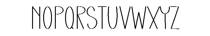 Hospital Homemade Font UPPERCASE