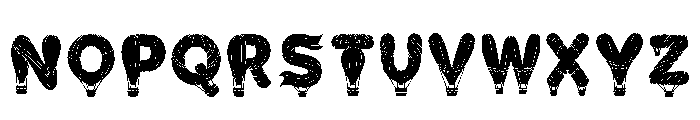 Hosta Regular Font UPPERCASE