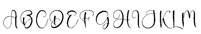 Hostile Signature Font UPPERCASE